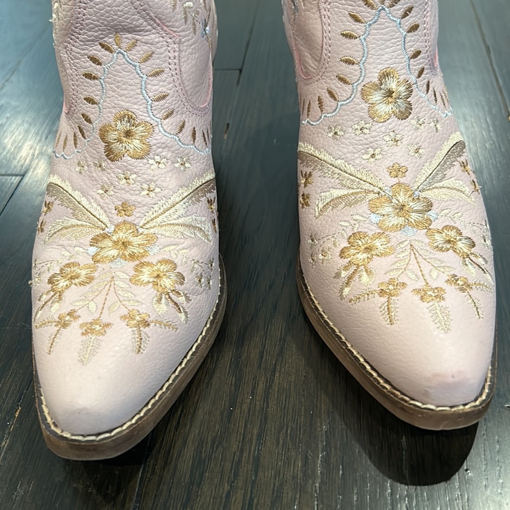 Dingo Primrose leather Cowboy Boots size 7.5 US - Picture 7 of 12
